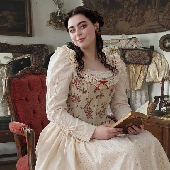 Lacemade Tops - Lacemade Curve & Plus Rosey Cottage Corset